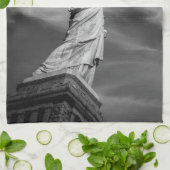 Monumenten Statue of Liberty Manhattan NYC Theedoek (Gevouwen)