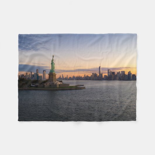 Monumenten | Statue of Liberty NYC Fleece Deken (Voorkant (Horizontaal))