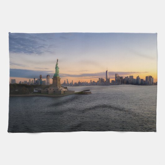 Monumenten | Statue of Liberty NYC Theedoek (Horizontaal)