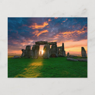 Monumenten   Stonhenge, England Briefkaart