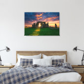 Monumenten | Stonhenge, England Canvas Afdruk (Insitu (Slaapkamer))