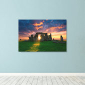 Monumenten | Stonhenge, England Canvas Afdruk (Insitu (Houten vloer))