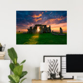 Monumenten | Stonhenge, England Poster (Thuiskantoor)