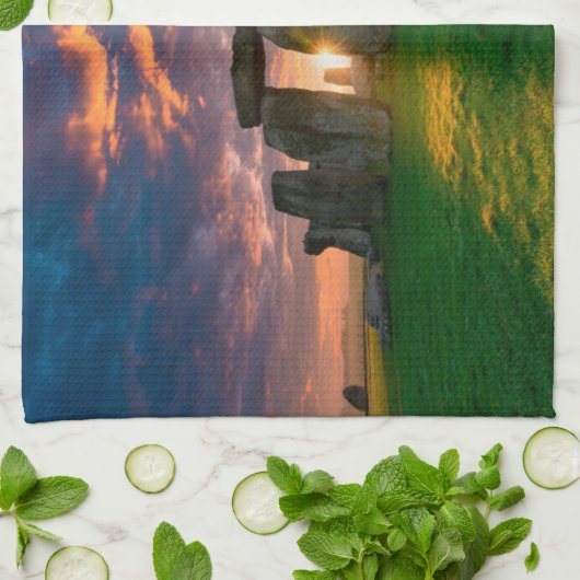 Monumenten | Stonhenge, England Theedoek (Gevouwen)