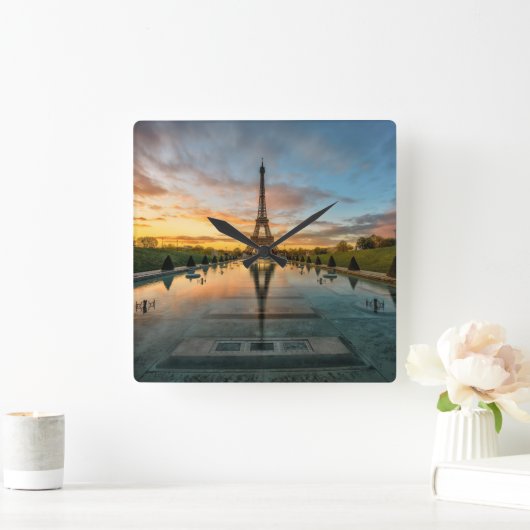 Monumenten | Sunrise Eiffel Tower Vierkante Klok (Huis)