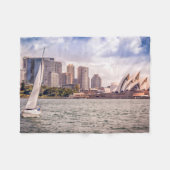 Monumenten Sydney Opera House Fleece Deken (Voorkant (Horizontaal))