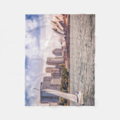 Monumenten Sydney Opera House Fleece Deken (Voorkant)