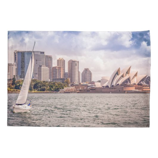 Monumenten Sydney Opera House Kussensloop (Achterkant)