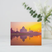 Monumenten Taj Mahal at Sunset Briefkaart (Staand voorkant)