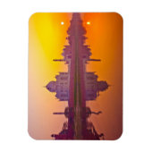 Monumenten Taj Mahal at Sunset Magneet (Verticaal)