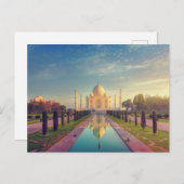 Monumenten | Taj Mahal Colors Briefkaart (Voorkant / Achterkant)