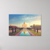 Monumenten | Taj Mahal Colors Canvas Afdruk (Voorkant)