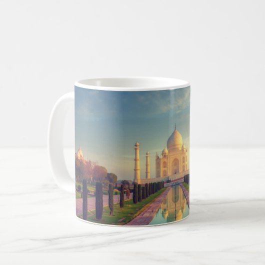 Monumenten | Taj Mahal Colors Koffiemok (Voorkant links)
