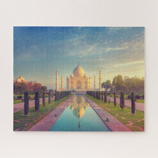 Monumenten | Taj Mahal Colors Legpuzzel (Horizontaal)