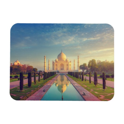 Monumenten | Taj Mahal Colors Magneet (Horizontaal)