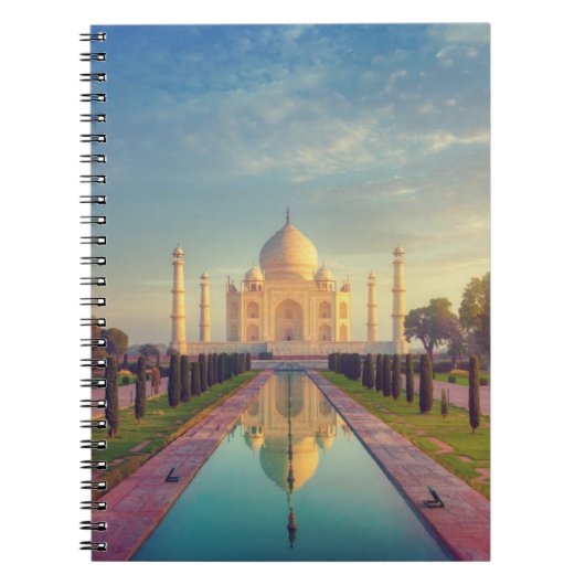 Monumenten | Taj Mahal Colors Notitieboek (Voorkant)