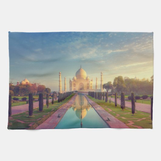Monumenten | Taj Mahal Colors Theedoek (Horizontaal)