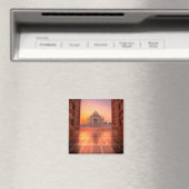 Monumenten Taj Mahal, India at Sunset Magneet (Insitu (Vaatwasser))