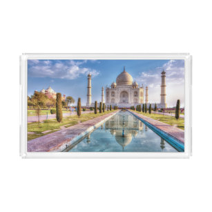 Monumenten   Taj Mahal Sunrise Acryl Dienblad