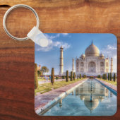 Monumenten | Taj Mahal Sunrise Sleutelhanger (Voorkant)