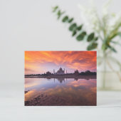 Monumenten | Taj Mahal Sunset Briefkaart (Staand voorkant)