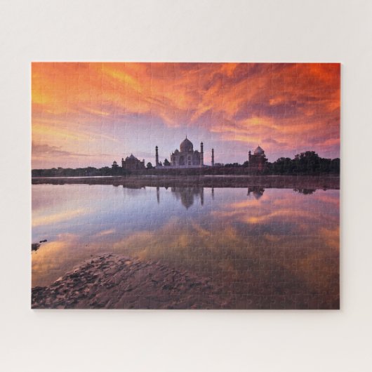 Monumenten | Taj Mahal Sunset Legpuzzel (Horizontaal)