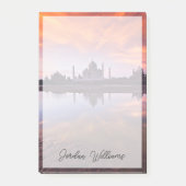Monumenten | Taj Mahal Sunset Post-it® Notes (Voorkant)