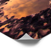 Monumenten | Taj Mahal Sunset Poster (Hoek)
