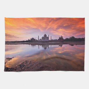 Monumenten Taj Mahal Sunset Theedoek
