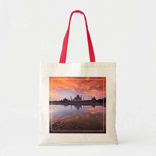 Monumenten | Taj Mahal Sunset Tote Bag (Voorkant)