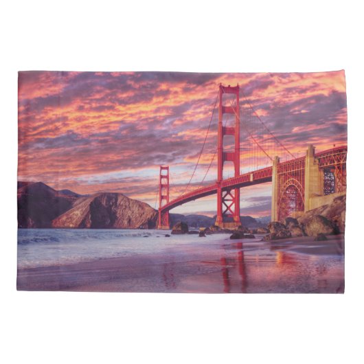 Monumenten | The Golden Gate San Francisco, CA Kussensloop (Achterkant)