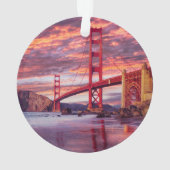 Monumenten | The Golden Gate San Francisco, CA Ornament (achterkant)