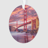 Monumenten | The Golden Gate San Francisco, CA Ornament (voorkant)