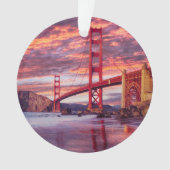 Monumenten | The Golden Gate San Francisco, CA Ornament (voorkant)