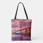 Monumenten | The Golden Gate San Francisco, CA Tote Bag (Achterkant)