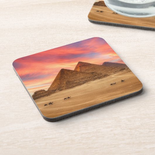 Monumenten | The Great Pyramids Bier Onderzetter (Linkerzijde)