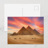 Monumenten | The Great Pyramids Briefkaart (Voorkant / Achterkant)