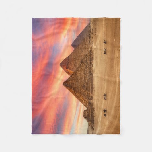 Monumenten | The Great Pyramids Fleece Deken (Voorkant)