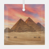 Monumenten | The Great Pyramids Glas Ornament (Voorkant)