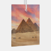Monumenten | The Great Pyramids Glas Ornament (Voorkant Rechts)