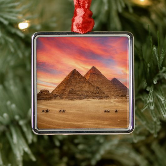 Monumenten | The Great Pyramids Metalen Ornament (Boom)