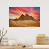 Monumenten | The Great Pyramids Poster (Keuken)