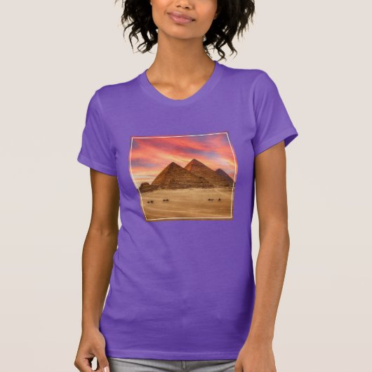 Monumenten | The Great Pyramids T-shirt (Voorkant)