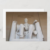 Monumenten | The Lincoln Memorial Bedankkaart (Voorkant / Achterkant)