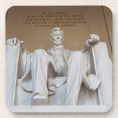 Monumenten | The Lincoln Memorial Bier Onderzetter (Voorkant)