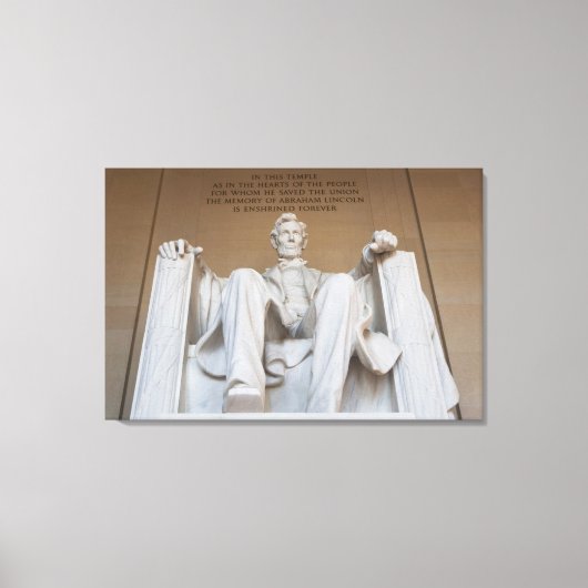 Monumenten | The Lincoln Memorial Canvas Afdruk (Voorkant)