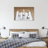 Monumenten | The Lincoln Memorial Canvas Afdruk (Insitu (Slaapkamer))