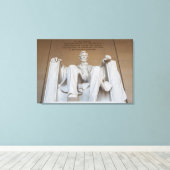 Monumenten | The Lincoln Memorial Canvas Afdruk (Insitu (Houten vloer))