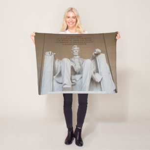 Monumenten   The Lincoln Memorial Fleece Deken
