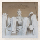 Monumenten | The Lincoln Memorial Glazen Onderzetter (Voorkant)